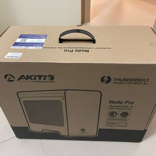 Akitio Node Pro TB3 + Sapphire RX580 8G display 99% 新全套有盒有單