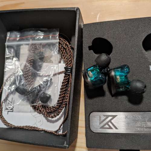 新淨KZ ZSX 12單元 可換線圈鐵耳機