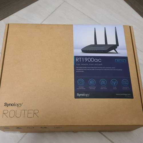 98%新 Synology RT1900AC 3x3 Wi-Fi 802.11ac 雙頻無線路由器