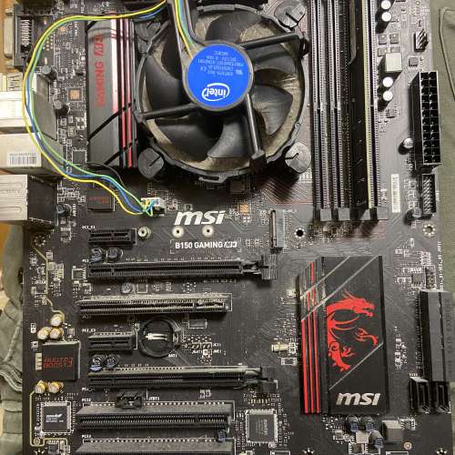 升級放售 intel i5 7500 + Msi B150 Gaming M3 + gskill 8gb ddr4 ram 電腦組合