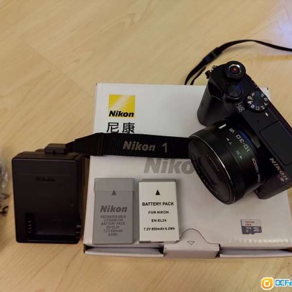 Nikon 1 J5 連10-30mm VR鏡頭 99%新
