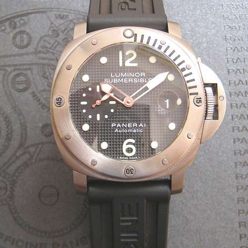 OFFICINE PANERAI SUBMERSIBLE TITANIUM FULLSET