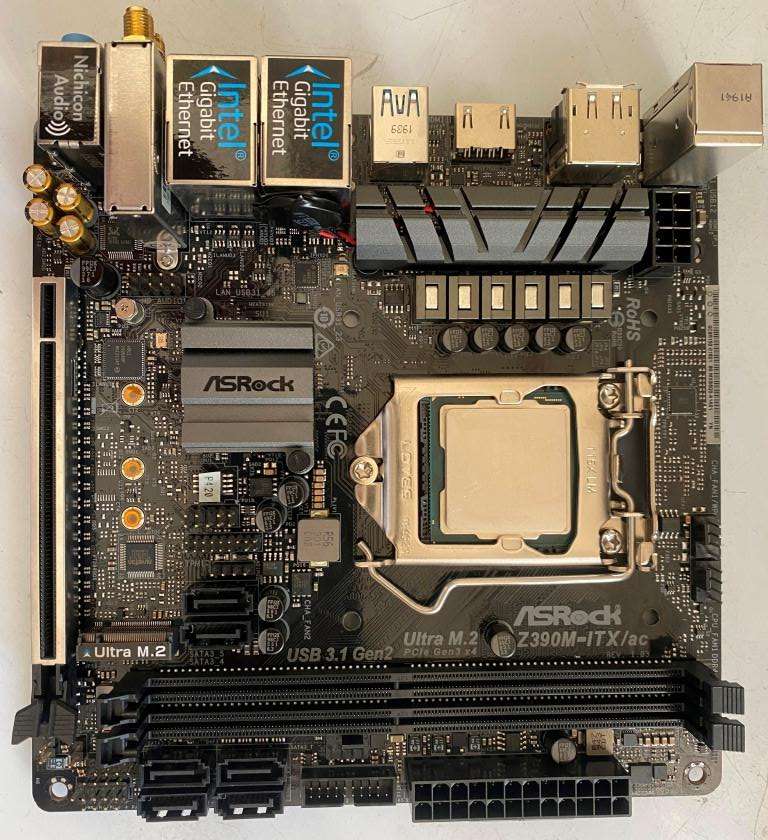 【中古】Z390M-ITX/ac Intel® Core™ i7-9700K i7-9700k / Asrock Z390m-itx/ac - 二手或全新CPU, 電腦