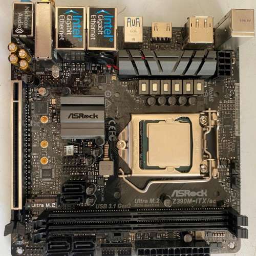 【中古】Z390M-ITX/ac Intel® Core™ i7-9700K ASRock | Z390 Phantom Gaming-ITX/ac