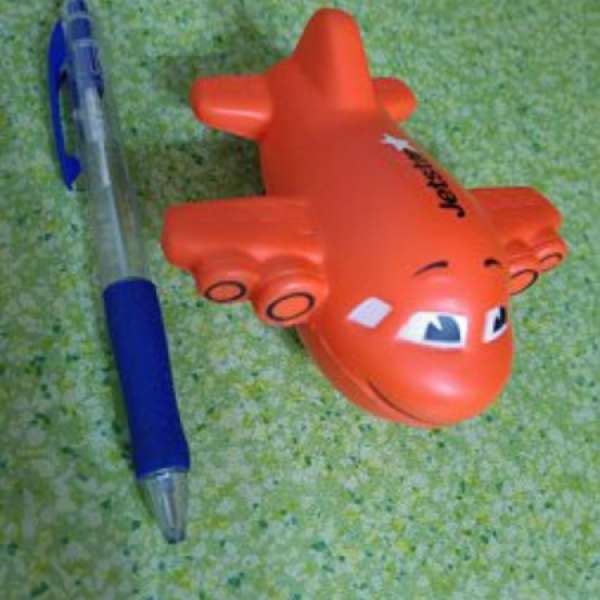 全新 Jetstar 塑膠橙色模型飛機