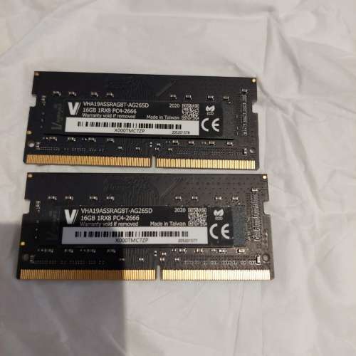 V-color 32GB(16GB x2) DDR4 2666MHz sodimm laptop ram