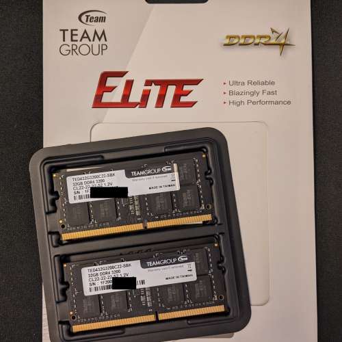 Team DDR4 3200 32x2 64GB SODIMM