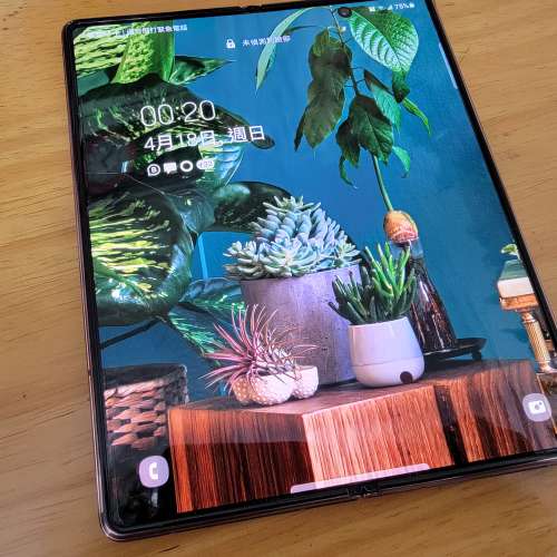 95%新 Samsung galaxy z Fold 2 銅色 港行