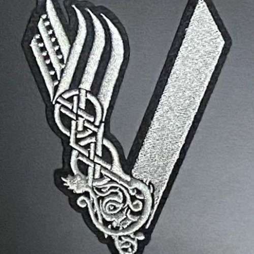 The Vikings 維京傳奇 logo 綉花徽章