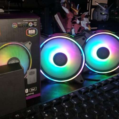 Cooler Master  MF120 Halo RGB 風扇 三把