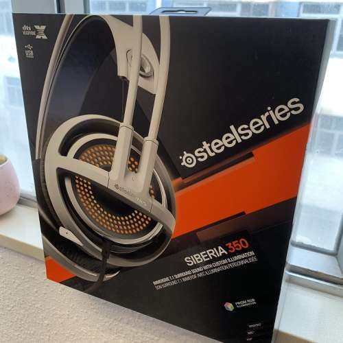 SteelSeries Siberia 350 電競耳機 - 白色