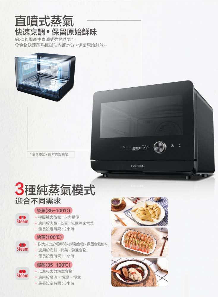 Toshiba MSI-TC20SC(BK) Steam Oven 20L