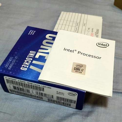 I7-10700KF CPU 處理器 8核16線程 8C16T Intel Core