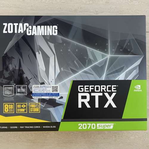 Zotac Gaming RTX 2070 Super 8G 99% 新