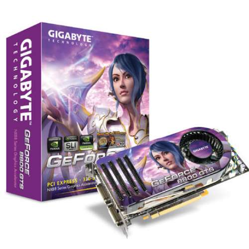 gigabyte geforce 8800 GTS 顯卡 100%WORK 有盒 95%new PCIE