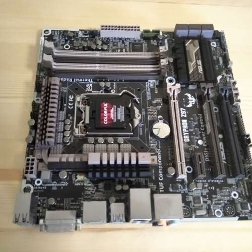 (新淨) Asus TUF Gryphon Z97   連背板 (運作正常 已更新Bios 3503)