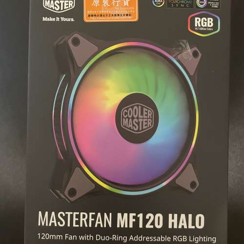 Cooler Master MasterFan MF120 Halo 120mm 風扇x3 個