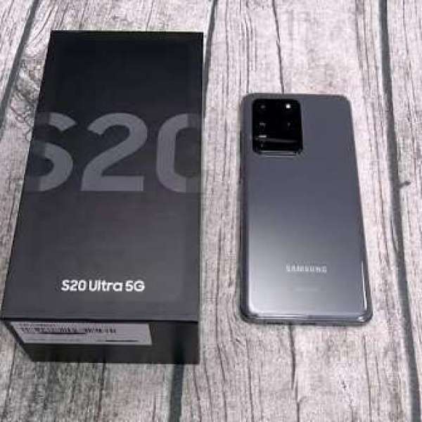 99% new Samsung S20 ultra 16+512灰色行貨