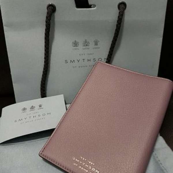 Smythson passport cover brand new luxury british leather goods