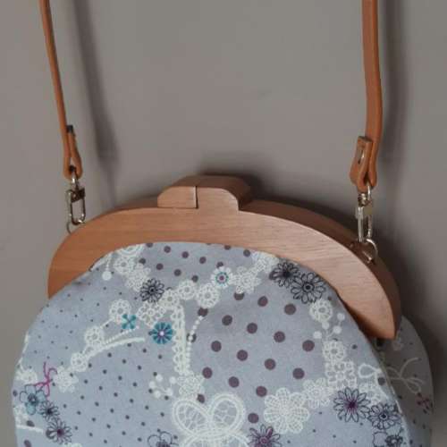 全新Handmade 木口金手袋+散子包套裝