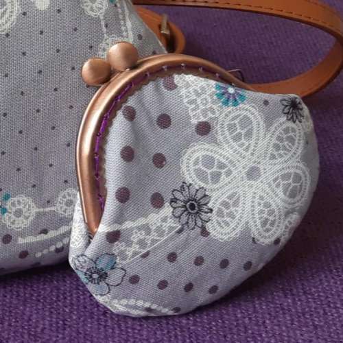 全新Handmade 木口金手袋+散子包套裝