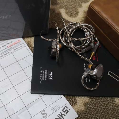 Cayin YB04  四動鐵入耳式耳機行貨全套有盒95%新