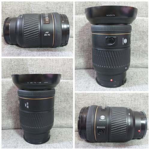 Minolta AF 28-70 2.8Ｇ全片幅恒定大光圈F2.8變焦鏡合Sony A mount加接環合Sony A7...