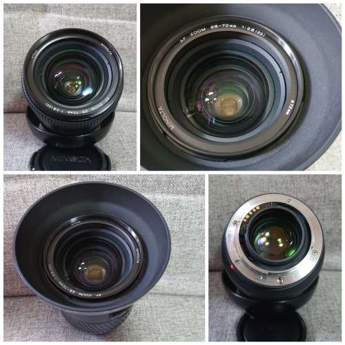 Minolta AF 28-70 2.8Ｇ全片幅恒定大光圈F2.8變焦鏡合Sony A mount加接環合Sony A7...
