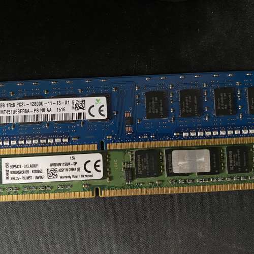 Kingston/SKhynix DDR3 8G(4GX2) 1600MHZ 100%正常