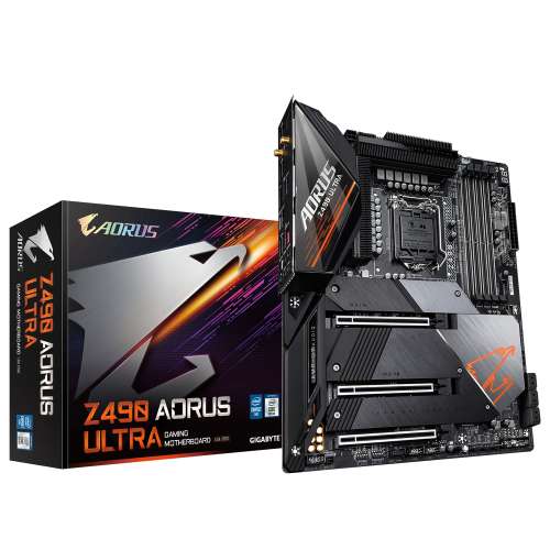 gigabyte z490 aorus ultra底板, 支援10系+11系CPU(有PCIE4.0設計)