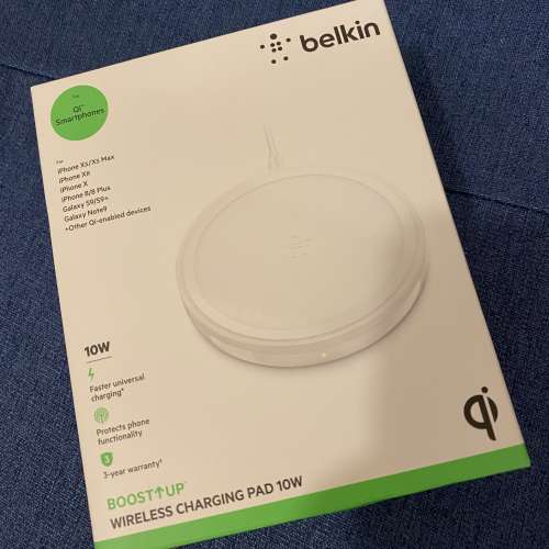 全新 Belkin貝爾金 BOOST↑UP™ BOLD 無線充電器10W