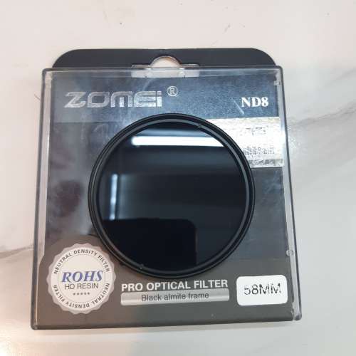 Zomei ND8 , 58mm 中灰密度鏡 減光鏡