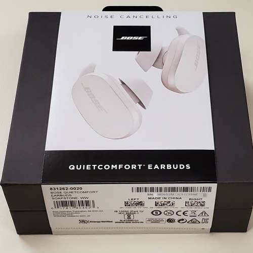 全新 行貨 Bose QuietComfort Earbuds 無線消噪耳機 (有單保養至2022年3月26)
