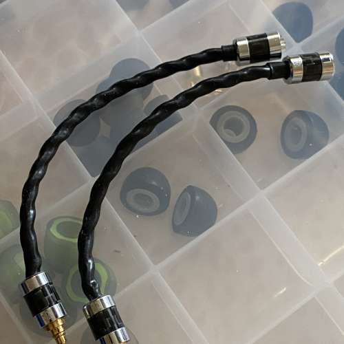 RSD Rhapsodio Obravo mmcx to 2 pin silver wire adapter
