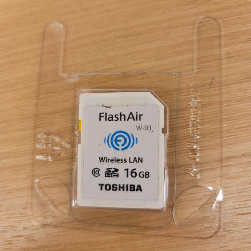 TOSHIBA FlashAir 16GB wifi SD card