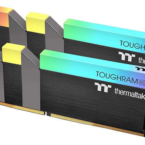 Thermaltake TOUGHRAM RGB DDR4 3600MHz 16GB Kit (2x8GB) 黑色 共2盒
