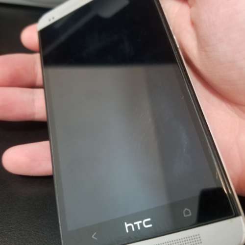 HTC one m7 銀色 7成新