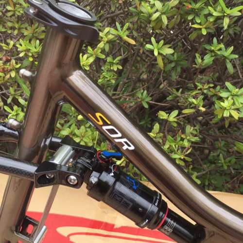 全新 SPEEDONE SOR 鋁合金 7005 避震小輪徑車架