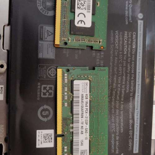 [新淨] SK hynix 4GB DDR4 2666MHz SODIMM RAM 兩條
