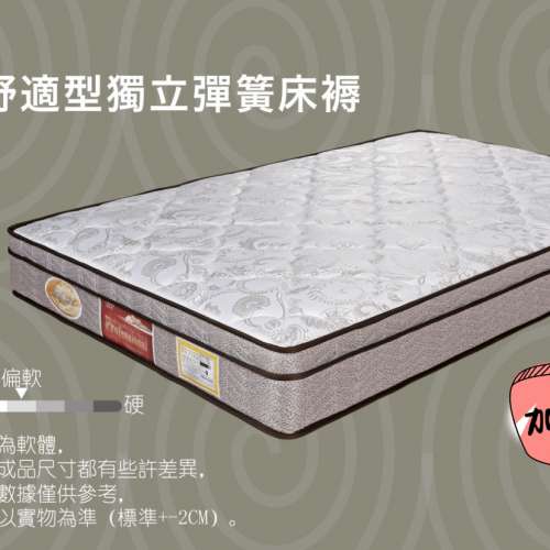 專業舒適型獨立彈簧床褥 Professidual Pocket Spring Mattress