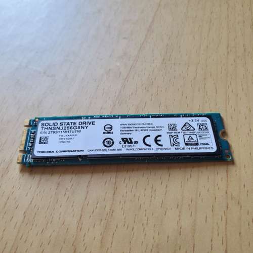 TOSHIBA 256GB SATA M.2