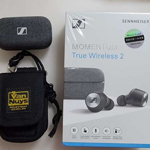 sennheiser momentum true wireless 2 連 van Nuys 套