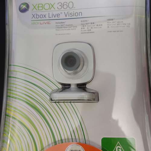 全新 Xbox Live Vision Camera + Xbox 360 headset