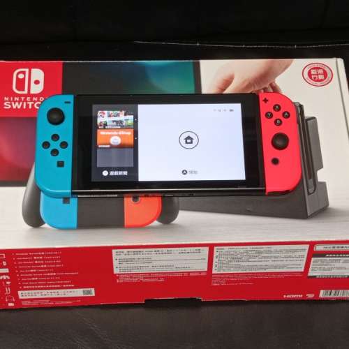 任天堂Switch 香港行貨一套連盒