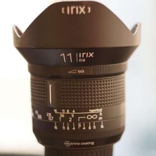 Irix 11mm f4 Firefly for Canon EF mount 95%新 (Sigma MC-11 Sony E-mount + $780)