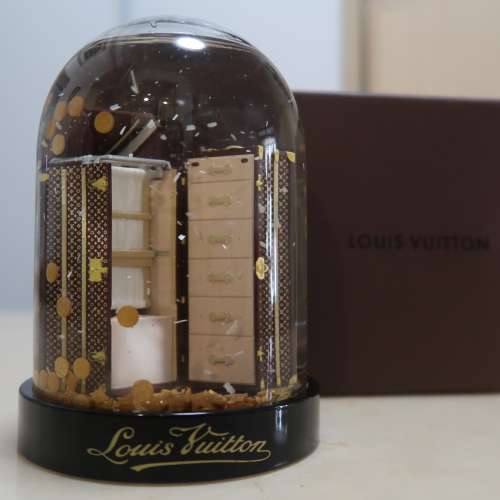 古董 全新 絕版收藏已久 正貨 LV Louis Vuitton Glass Dome 路易威登 玻璃 裝飾 擺設