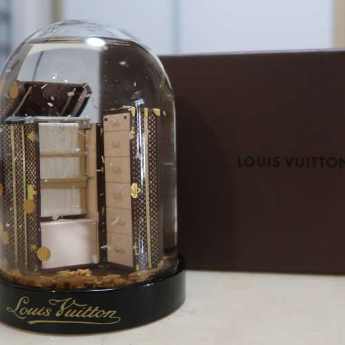 古董 全新 絕版收藏已久 正貨 LV Louis Vuitton Glass Dome 路易威登 玻璃 裝飾 擺設