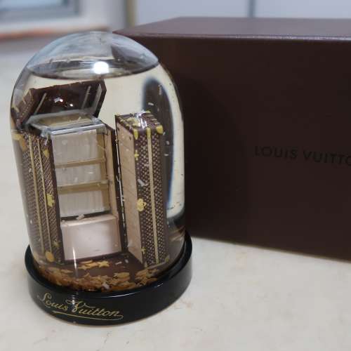 古董 全新 絕版收藏已久 正貨 LV Louis Vuitton Glass Dome 路易威登 玻璃 裝飾 擺設