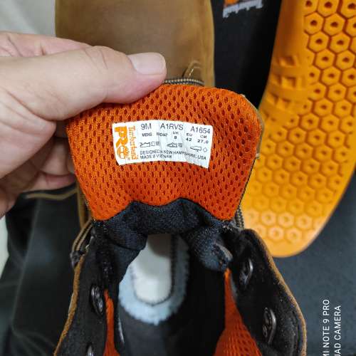 美國Timberland PRO 中筒油皮防水安全靴(歐碼42)