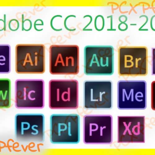 正版 永久使用Adobe CC2018 ~ 2021 全套,不需破解 支持M1 , For Win & Mac（包安裝）